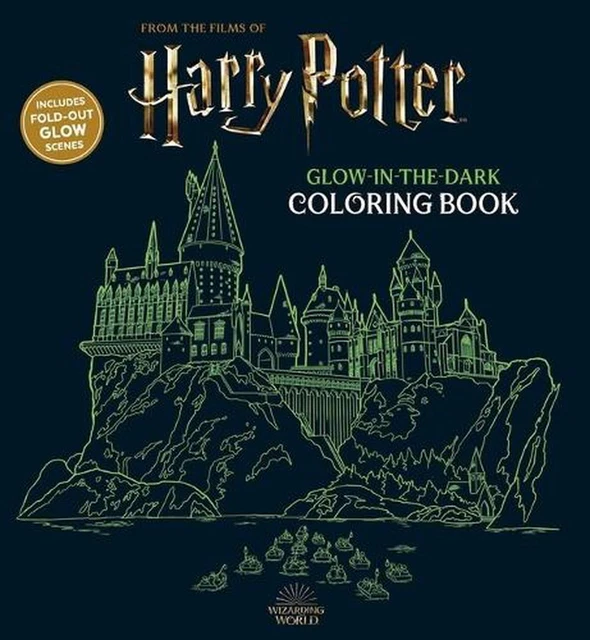 HARRY POTTER GLOW in the Dark Coloring Book EUR 28,80 - PicClick FR