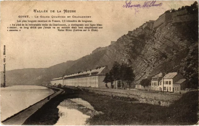 CPA Givet Vallée de la Meuse Grand Quartier et Charlemont (992681)