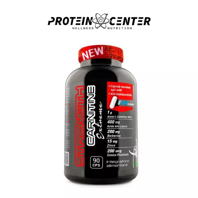 Strenght Carnitine Extreme 90 Cps Acetyl L-Carnitine Brucia Grassi Forte