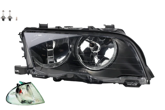 INLY - Lot De 2 Verres Clignotant Avant Orange Pour BMW Série 3 E30 (1982-1994) - Compatible Références OEM 63131370394 Etc. - 2