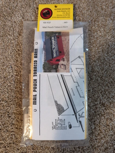 Alpine Division Mail Pouch Tobacco Barn Kit #87- Damaged