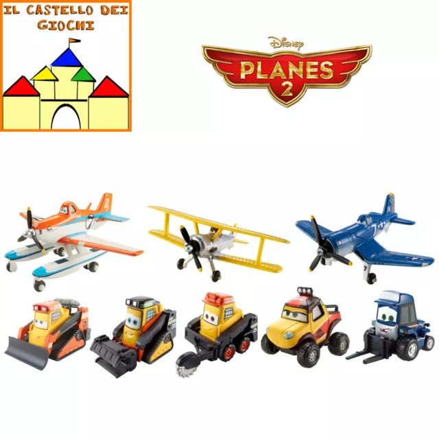 PLANES 2 DISNEY Personaggi in Metallo Die Cast scala 1:55 da Coll. By Mattel