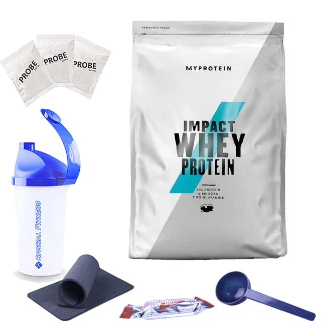 Myprotein Impact Whey Protein Molke Eiweiß 1kg Beutel + BONUS