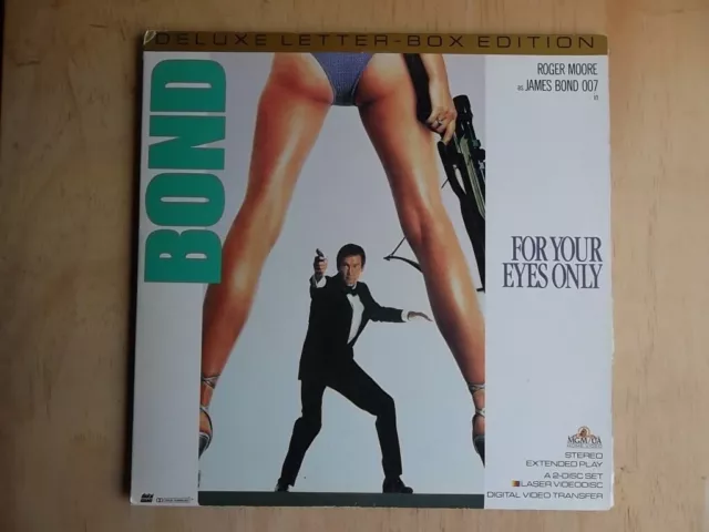 FOR .YOUR .EYES .ONLY - NTSC .Laserdisc.Action - Stars: Roger .Moore - NOT. DVD 