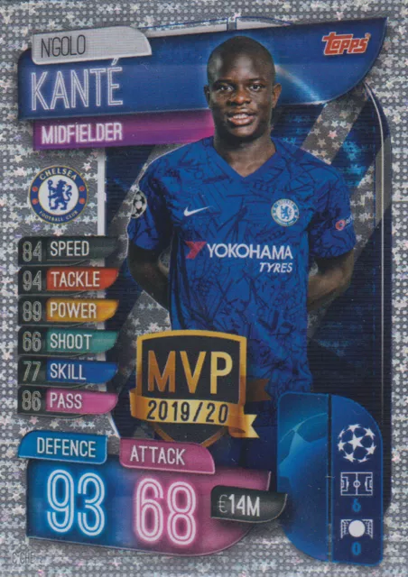 Topps Match Attax Champions League 19 20 2019 2020 C CHE  N'Golo Kante MVP