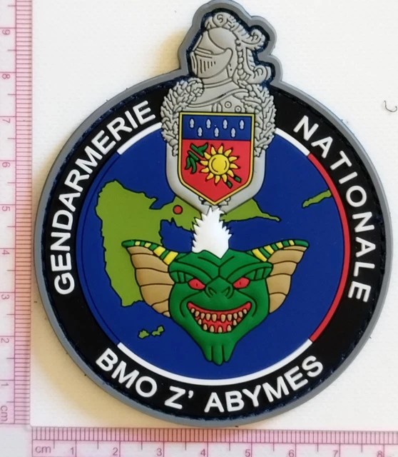 Patch (écusson) Imprimé Drapeau Tahiti Polynésie Française - Taille 5x8 Cm - Parties Mâle Et Femelle Incluses