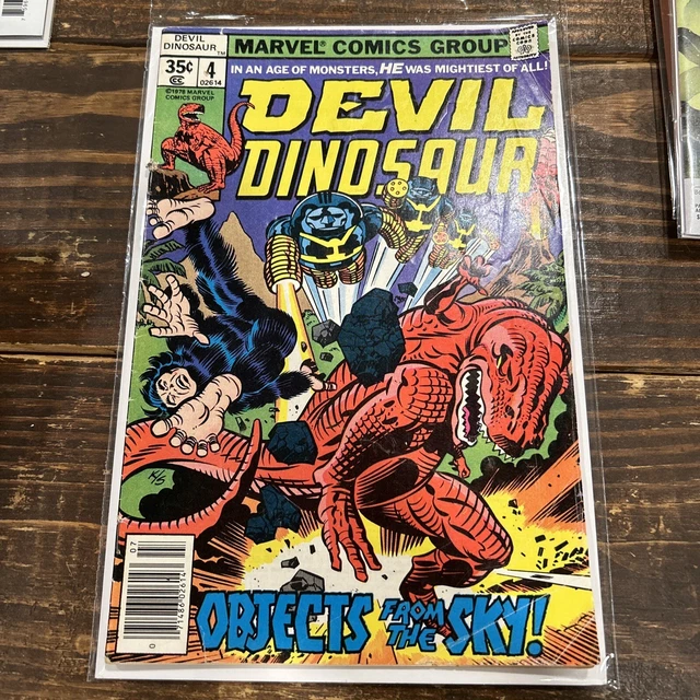 Bronze Age Marvel Comic 1978:Devil Dinosaur #4 (Jack Kirby) Newsstand