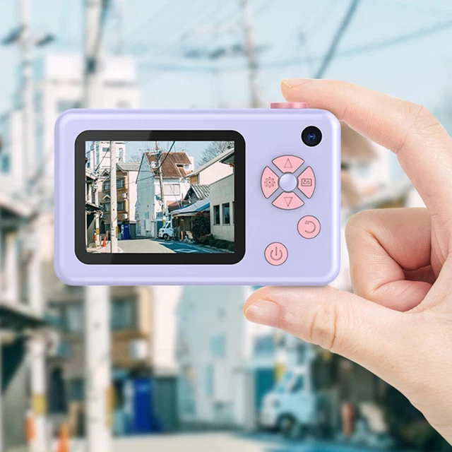 80MP 2.4 inch HD Screen Kids Digital Video Photo Camera with 32GB Card (Purple) 2