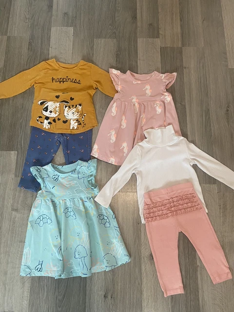 ❤️ Baby Girl Outfit Bundle- 9-12 Months- M&S, Matalan ❤️ A34
