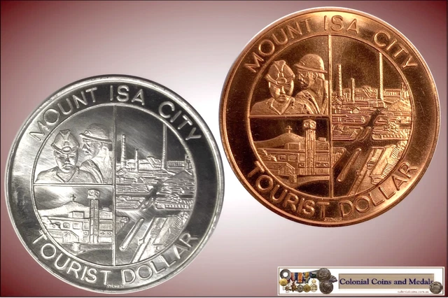 AUSTRALIA: MOUNT ISA City, Queensland Tourist Dollar, 45mm