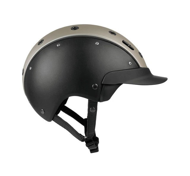 Reithelm Reitkappe Reiterhelm MASTER-6 Casco schwarz titan