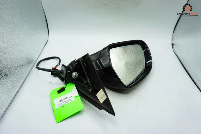 15-18 Audi Q3 Prestige OEM Front Left LH Driver Door Rear View Mirror Black 1109