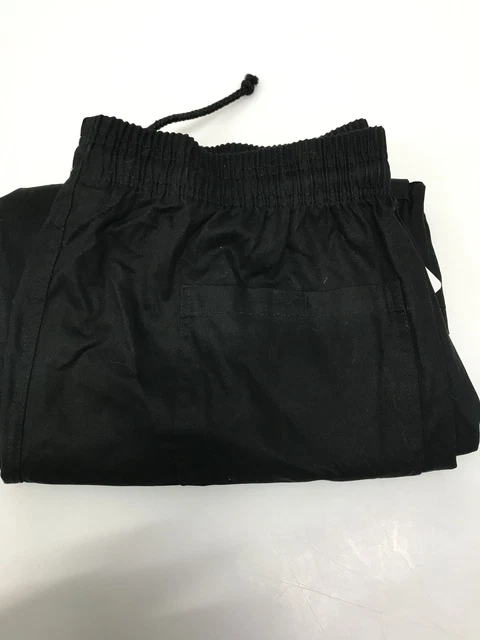 Chef Works b222-m Slim Fit Cargo Hose, XL, Schwarz
