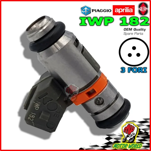 Injecteur Carburant 3 Trous IWP182 piaggio beverly Rst 4T 4V Ie E3 125 2012 2013