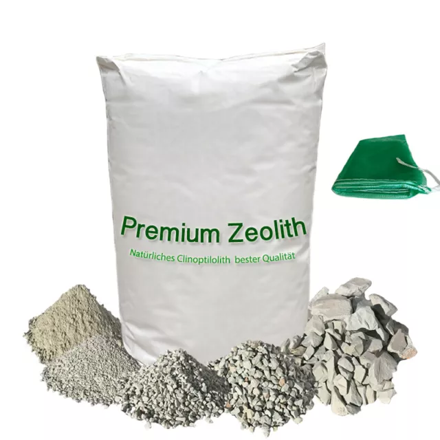 25 kg Zeolith Zeolithpulver Phosphatbinder Zeolite Zeoliet Filtermaterial +2 FS