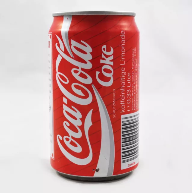 33cl Coca Cola Dose mit Inhalt, voll, ungeöffnet, unopend can, Germany 1992 3