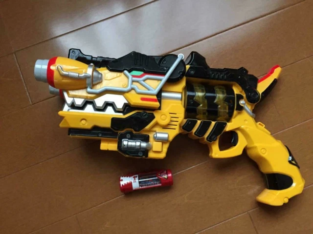 PISTOLA REVÓLVER POWER Rangers Dino Charge Kyoryuger DX Gabu +1 ...