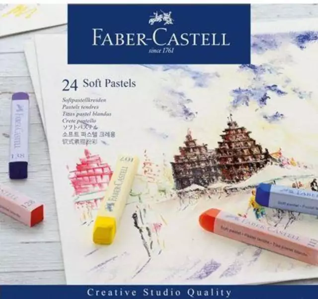 Faber-Castell Softpastellkreiden, 24er Etui