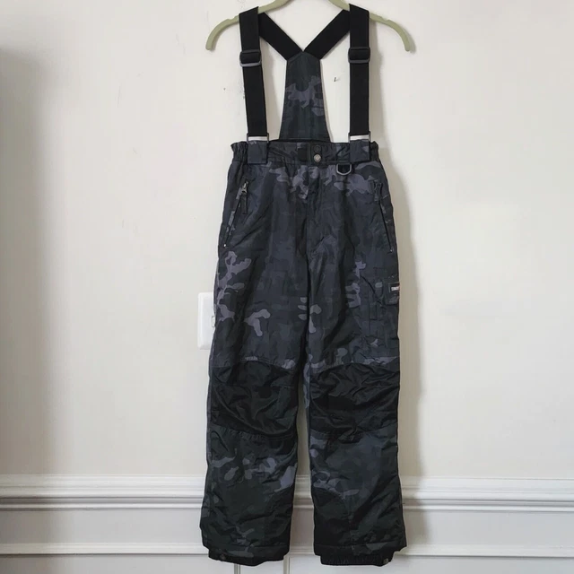 Weatherproof Kids 32 Degree Camouflage Snowboard/Ski Pants Suspender M 10/12