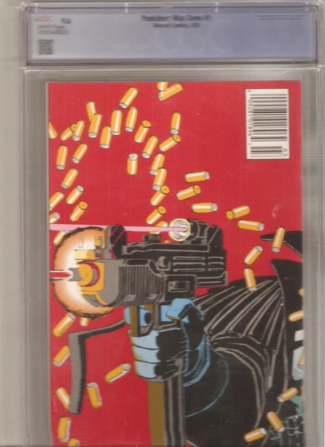 Punisher: War Zone #1 Cgc 9.6 Scarce Newsstand Version 2