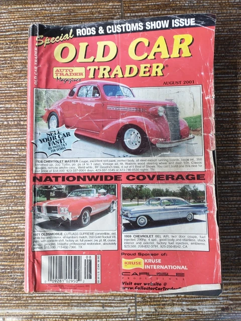 OLD CAR TRADER Magazine Antique Cars 2001 $24.64 - PicClick