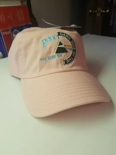 Chapeau De Baseball Rose Floyd Côté Sombre De La Lune Neuf Avec Étiquettes Taille Unique Unisexe Neuf Rose