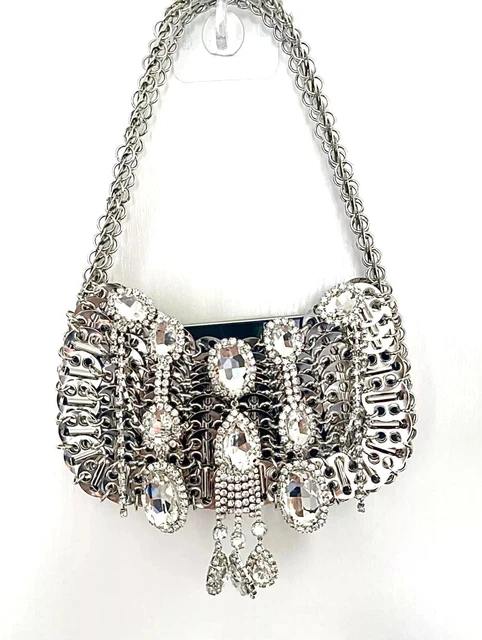 Pochette De Soirée PACO RABANNE à Sequins Dorés | Neuf Sans étiquette - Sac événement