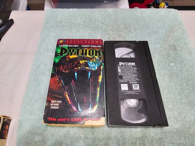 PYTHON VHS 2001 Casper Van Dien Robert Englund $7.00 - PicClick
