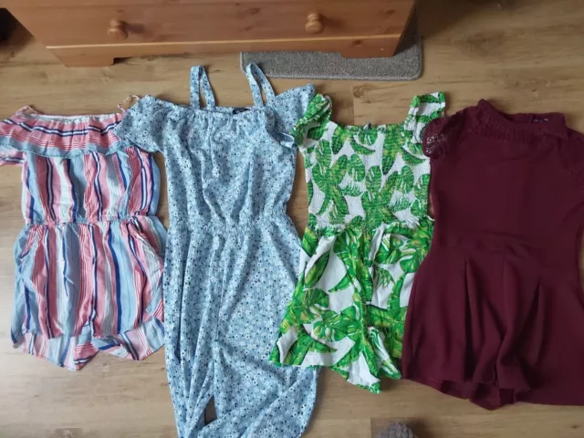 Girls Age 12-13 Years Lovely Summer Jumpsuit And Playsuit Bundle
