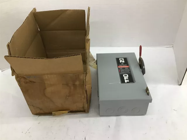 General Electric TG4321 Enclosed Safety Switch 30A 240VAC/250VDC