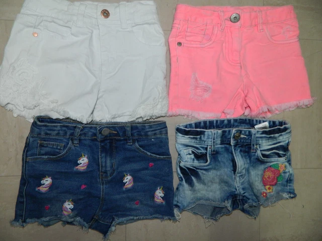 Girls' Clothing Jeans Shorts Bundle Age 4/5 Years GOOD Used