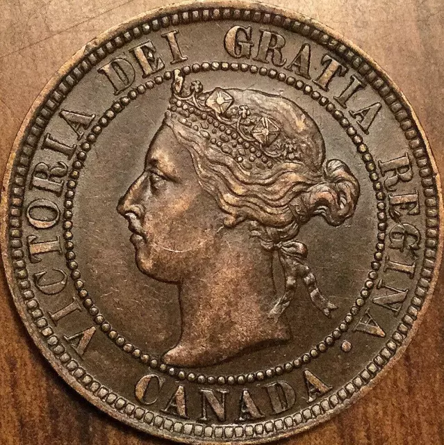 1899 CANADA LARGE CENT COIN - Fantastic example!