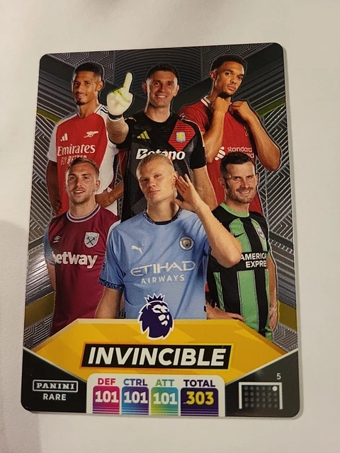 PANINI ADRENALYN XL Premier League 2025 Invincible Golden Baller 24/25 ...