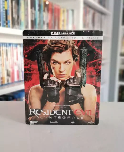 Blu-ray 4K UHD Coffret Resident Evil L’Intégrale (Boîtier Steelbook) NEUF