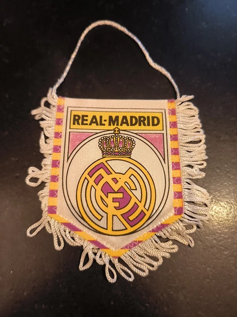 FANION AT. MADRID DINAMO DE KIEV FINALE COPA CAMPEONES DE COPA 2-5-86