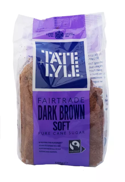 Tate & Lyle Sugars Fairtrade Dark Brown Soft Sugar , 500g