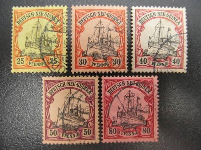 DK-DNG Nr. 11-15, 1900, gestempelt, Mi 130€ *SZ188*