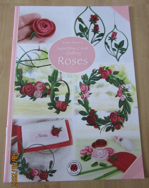 Karen Marie Quilling Anleitung Mohnblumen - DIY Paper Art Set