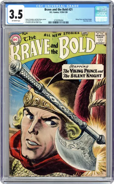 Brave and the Bold #21 CGC 3.5 1959 3739785004