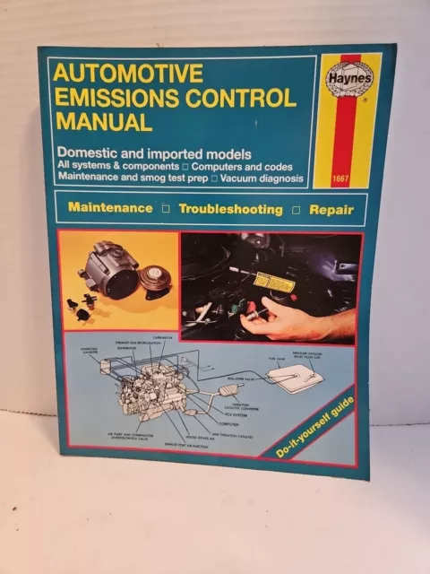 Haynes Techbook 1667 Automotive Emissions Control Repair and Maintenance NEW