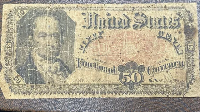 1874 5th Issue 50 Cents Fractional Currency Circulated #50409