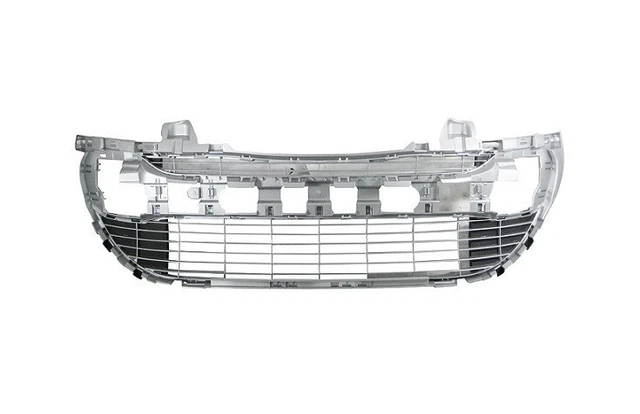 Grille Centrale Pare-chocs Avant Grise Pour Peugeot 206 Plus – Compatible à Partir De 08/2009, Pièce Aftermarket
