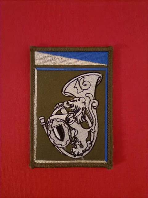 Insigne Original 16e Bataillon De Chasseurs à Pied (BCP) - Metz - Écu Peint - Années 1920