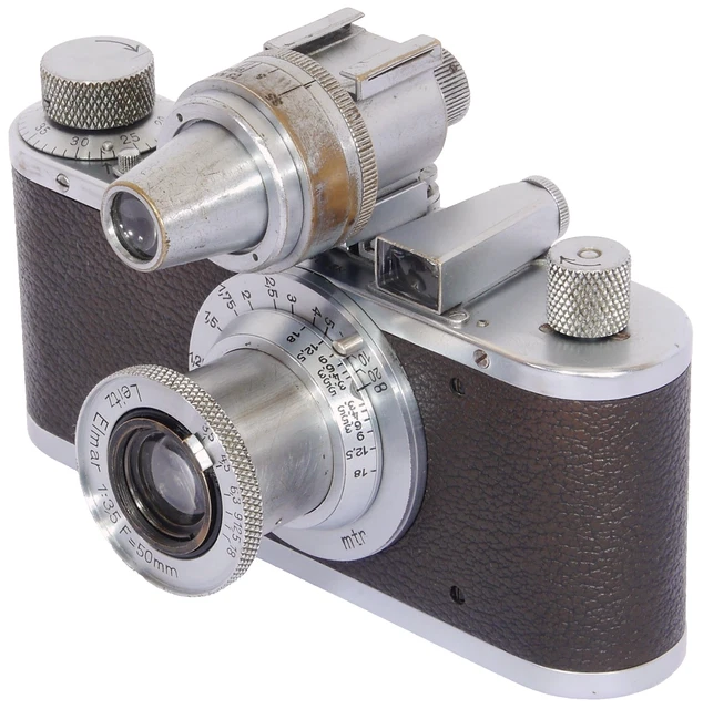 LEICA STANDARD MODEL E + Elmar f=5cm 1:3.5 Lens made by LEITZ