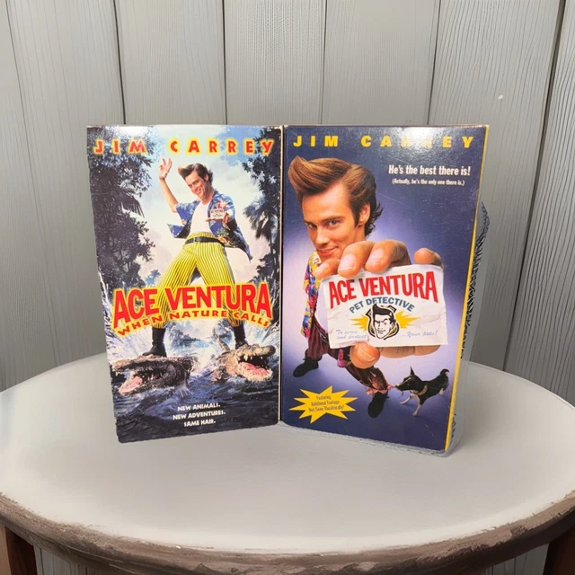 ACE VENTURA PET Detective When Nature Calls VHS Video Tapes