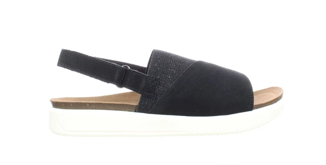 Rockport Womens Kyra Black Slingbacks Size 6.5 (Wide) (6952770)