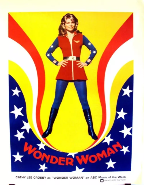 Lynda Carter stunning pose in her classic Wonder Woman costume poster 24x36  inch