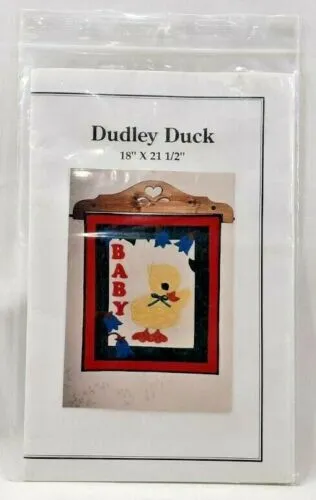 NUEVO 1994 Dudley Duck Baby Pared Edredón Patrón de Costura 18x21 Aplique Vintage 7123