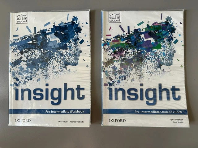 INSIGHT PRE-INTERMEDIATE STUDENT'S Book & Workbook EUR 15,00 - PicClick IT