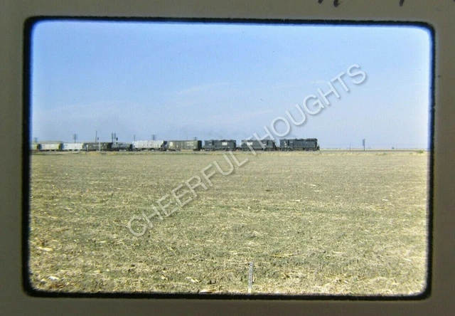 Original '79 Ektachrome Slide NW Norfolk Western 231 GP35 action Edgerton  32J11